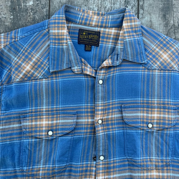 Lucky Brand Shirts Lucky Brand Mens Plaid Flannel Button Down Shirt